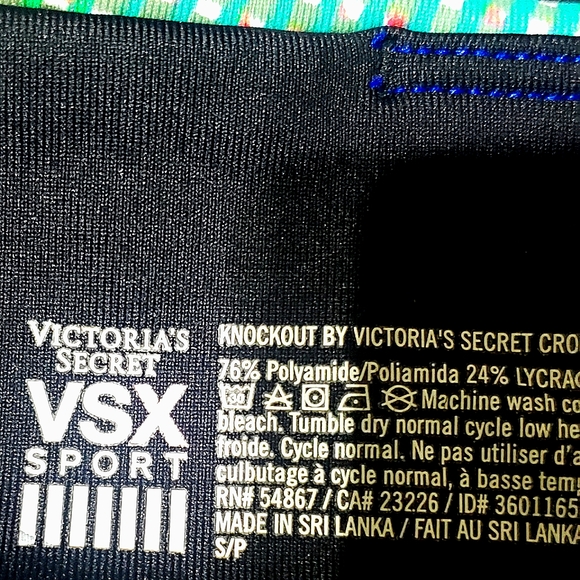 Victoria's Secret Sport Rainbow Capri Leggings - Picture 3 of 7